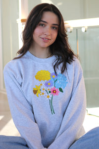 Big hydrangea bunch Sweater