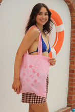 Load image into Gallery viewer, Summer Doodle embroidered Tote Bag