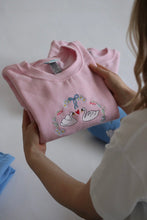 Load image into Gallery viewer, Spring Floral Swan Sweater