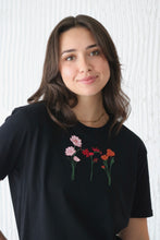 Load image into Gallery viewer, Trio of Autumnal flowers T-shirt