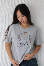 Load image into Gallery viewer, Super Scary Cats halloween embroidered T-shirt