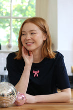 Load image into Gallery viewer, Mini Bow embroidered T-Shirt