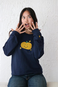 BIG Happiest of all Happy pumpkin sweater