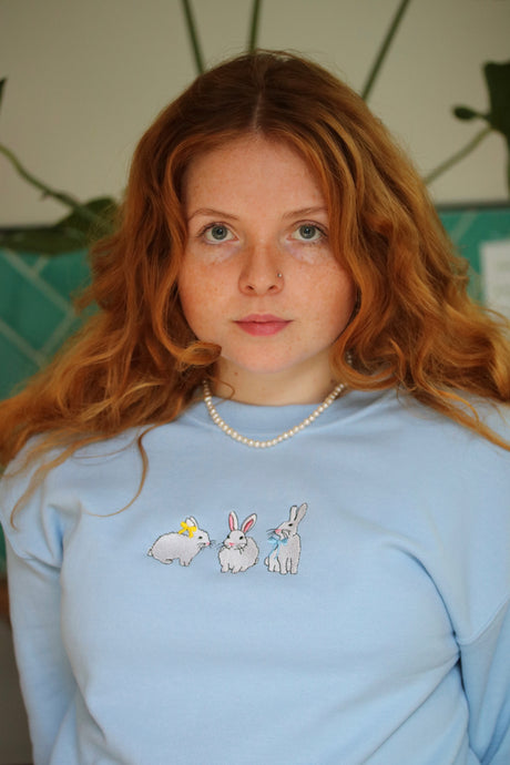 Trio of Rabbits Sweater