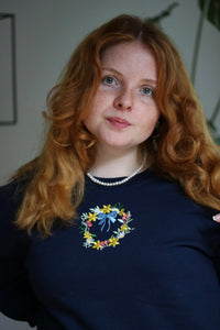Mini Spring Wreath sweater