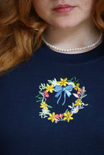 Load image into Gallery viewer, Mini Spring Wreath sweater