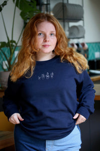 House Plant embroidered sweater