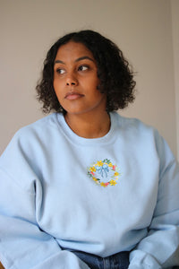 Mini Spring Wreath sweater