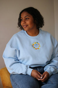 Mini Spring Wreath sweater