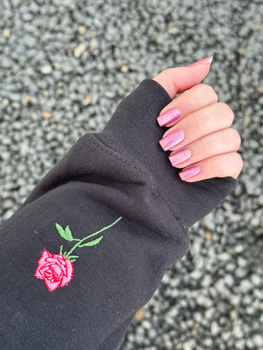 Mini Pink Rose Sleeve addition