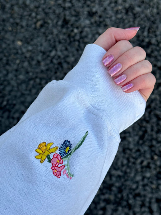 Mini Spring Floral Bunch Sleeve addition