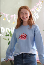 Load image into Gallery viewer, Embroidered celebration party cake sweater - with 3D bows