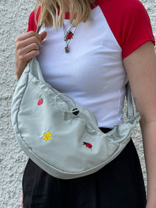 All Over Ladybird flower mix Cross Body Bag