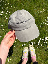 Load image into Gallery viewer, custom embroidered slogan cap