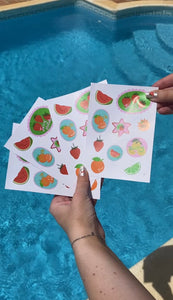Fruit sticker sheet