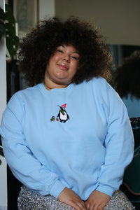 Pablo & Pete the Penguins embroidered sweater