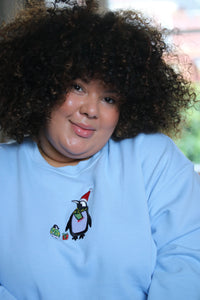Pablo & Pete the Penguins embroidered sweater