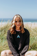 Load image into Gallery viewer, Embroidered colourful moth sweater