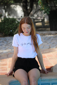 Shell embroidered T-shirt
