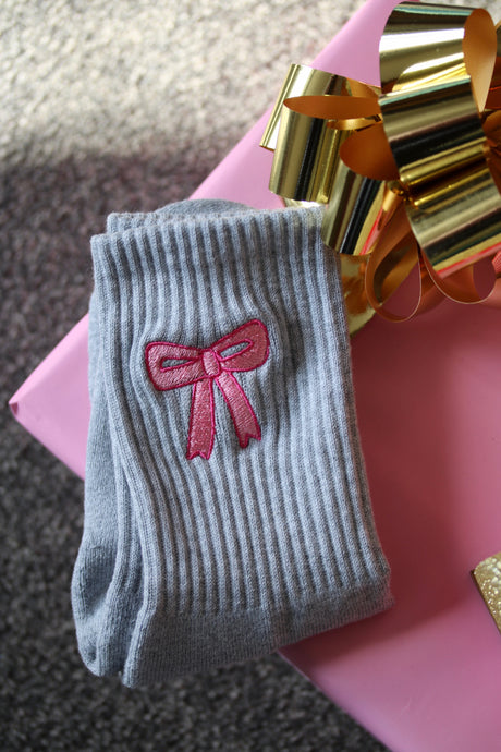 Super cute snuggly embroidered socks