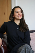 Load image into Gallery viewer, mini star embroidered sweater