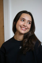 Load image into Gallery viewer, mini star embroidered sweater