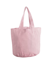 Load image into Gallery viewer, Slogan embroidered denim tote bag