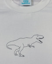 Load image into Gallery viewer, Embroidered t rex dinosaur sweater