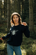Load image into Gallery viewer, Extra special Embroidered BIG bee sweater