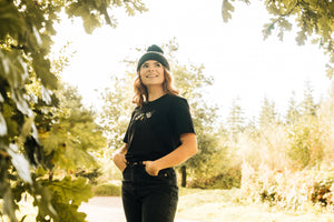 Embroidered Star bee tee