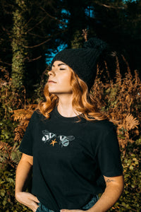 Embroidered Star bee tee