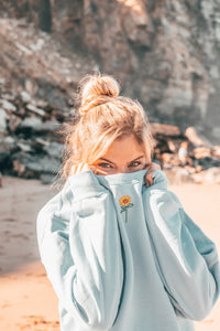 Sunflower embroidered sweater