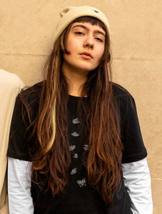 Lots of bugs embroidered organic t-shirt.