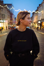 Load image into Gallery viewer, Cosy rainy day embroidered sweater