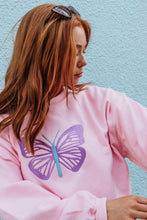 Load image into Gallery viewer, Embroidered large butterfly sweater