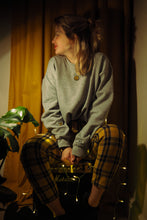 Load image into Gallery viewer, Mini smiley stop worrying embroidered sweater