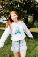 Load image into Gallery viewer, Embroidered large moth sweater