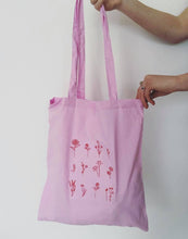 Load image into Gallery viewer, Lots of flowers embroidered tote bag