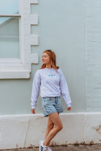 Load image into Gallery viewer, Embroidered trio of colourful moths sweater