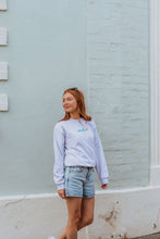 Load image into Gallery viewer, Embroidered trio of colourful moths sweater