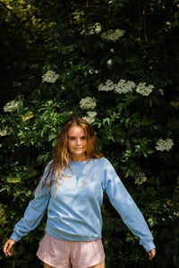 The Fancy Holographic butterfly sweater
