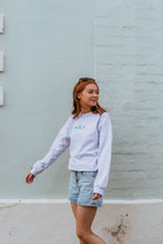 Load image into Gallery viewer, Embroidered trio of colourful moths sweater