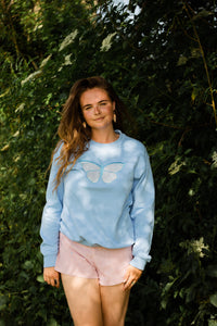 The Fancy Holographic butterfly sweater
