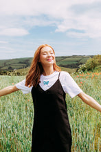 Load image into Gallery viewer, Colourful single butterfly t-shirt