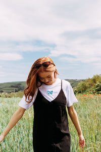 Colourful single butterfly t-shirt