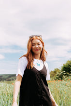 Load image into Gallery viewer, Colourful single butterfly t-shirt