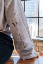 Load image into Gallery viewer, Embroidered rose sweater with sleeve details
