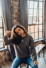 Load image into Gallery viewer, Embroidered colourful moth sweater