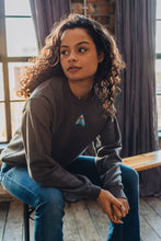 Load image into Gallery viewer, Embroidered colourful moth sweater
