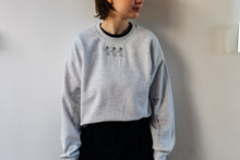 Load image into Gallery viewer, Embroidered rose sweater with sleeve details